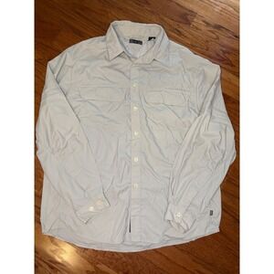REI‎ Men's Light Tan Hiking Shirt Size Medium